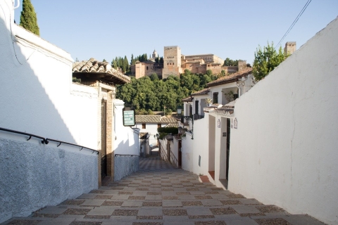 Granada: recorrido a pie por el Albaicín y el Sacromonte y espectáculo de flamencogira en ingles