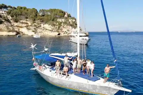 Can Pastilla: Segelbåtstur med snorkling, tapas och drinkar