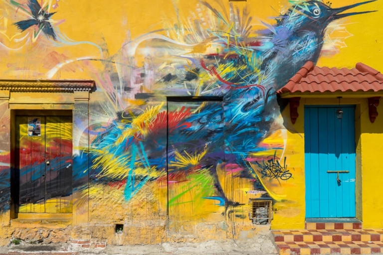 Cartagena: recorrido privado a pie por los grafitis de Getsemaní con refrigerioCartagena: recorrido privado a pie por los grafitis de Getsemaní con refrigerios