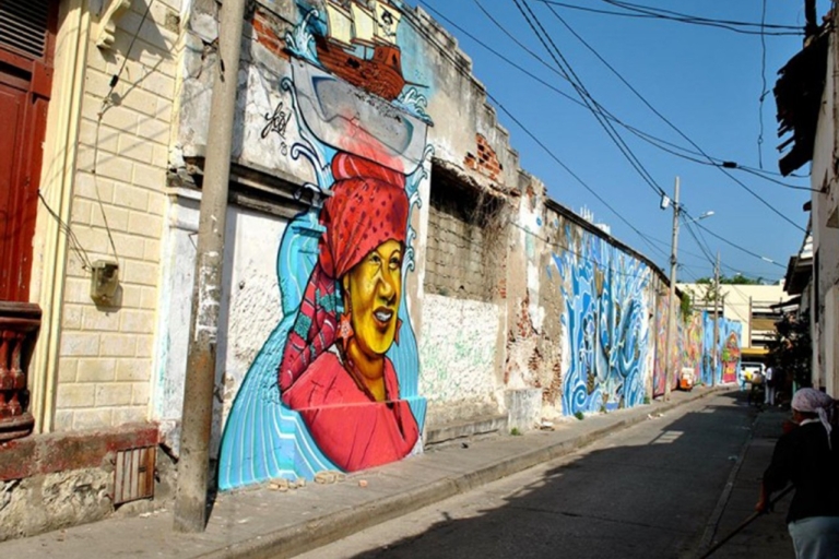 Cartagena: privé Getsemani Graffiti-wandeltocht met snackCartagena: privé Getsemani Graffiti-wandeltocht met snacks