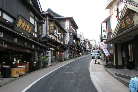 NARITA: excursão a pé, rua Omotesando, templo Narita-san