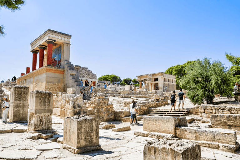 Creta: ingresso para o Palácio de Knossos com guia de áudio opcionalIngresso para Knosos com 2 tours guiados por áudio