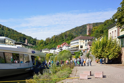 Heidelberg: Excursión en barco fluvial a Neckarsteinach y bebidas incl.Heidelberg: Excursión en barco por el río Neckarsteinach y audioguía