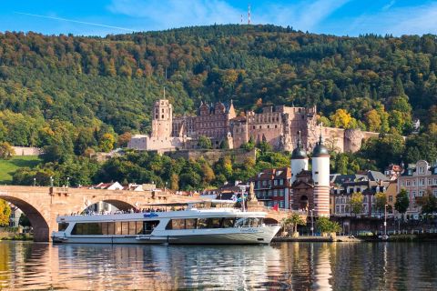Heidelberg: passeio de barco fluvial para Neckarsteinach e guia de áudio