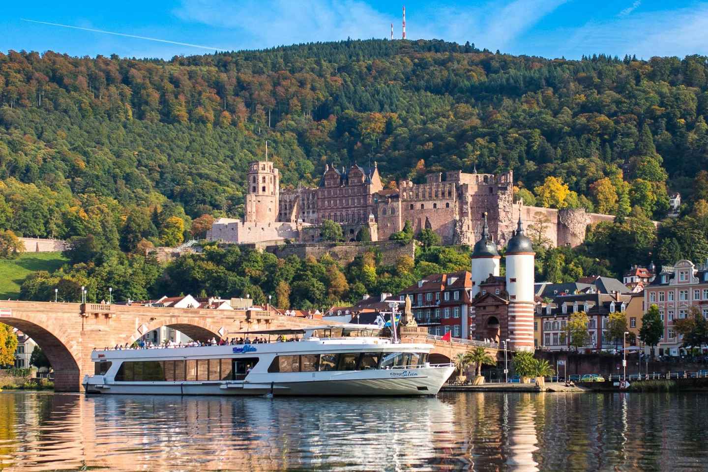 Heidelberg: Flussfahrt nach Neckarsteinach mit Audioguide