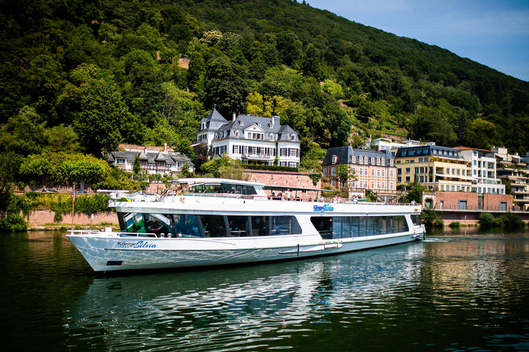 Heidelberg: Excursión en barco fluvial a Neckarsteinach y bebidas incl.Heidelberg: Excursión en barco por el río Neckarsteinach y audioguía