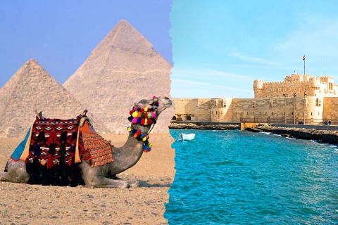 Hurghada: 2-Day Cairo and Alexandria Tour with Nile Cruise