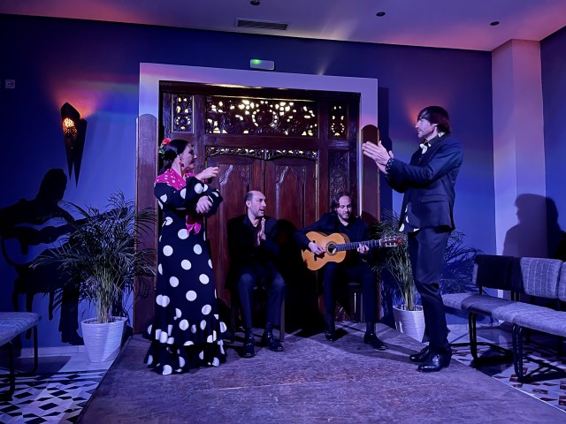 Visit Seville: Flamenco Show at Tablao Almoraima in Triana in Seville