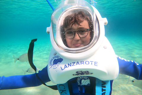 Lanzarote: expérience de trek sous-marin en mer