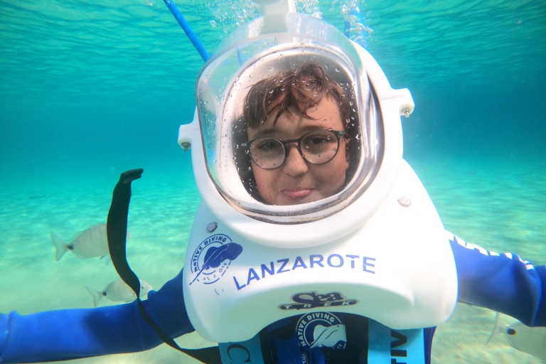 Lanzarote: expérience de trek sous-marin en mer