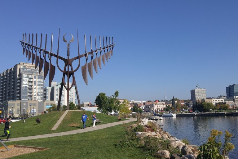 Entre Parry Sound y Toronto: recorrido de conducción de audio de teléfono inteligente