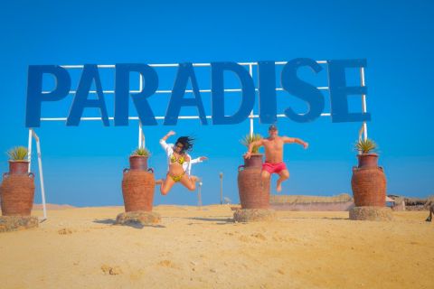 Hurghada: tour in barca di Paradise Island con snorkeling e pranzo