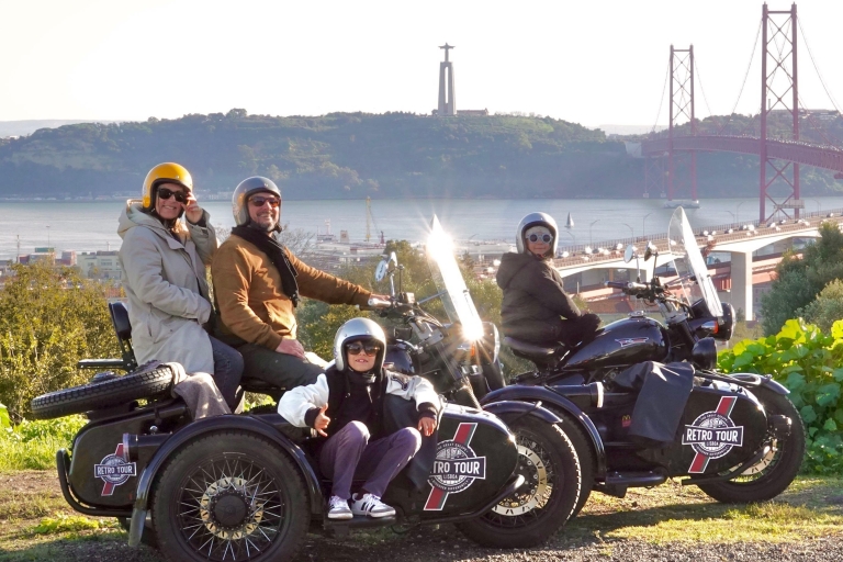 Lissabon: Private Motorrad-Seitenwagen-Tour (1h30)RTL Best Of Lissabon 1H30 Visite privée en Moto Sidecar