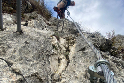 Brașov: Guided Gorge Hike, Caves, and Via Ferrata Adventure Brașov: Guided Hike and Caves