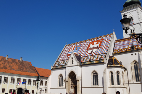 Zagreb: Stadsvandring med linbana och tunnlar från andra världskriget