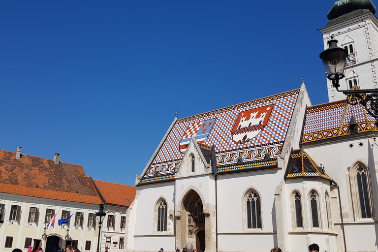 Zagreb: Stadsvandring med linbana och tunnlar från andra världskriget