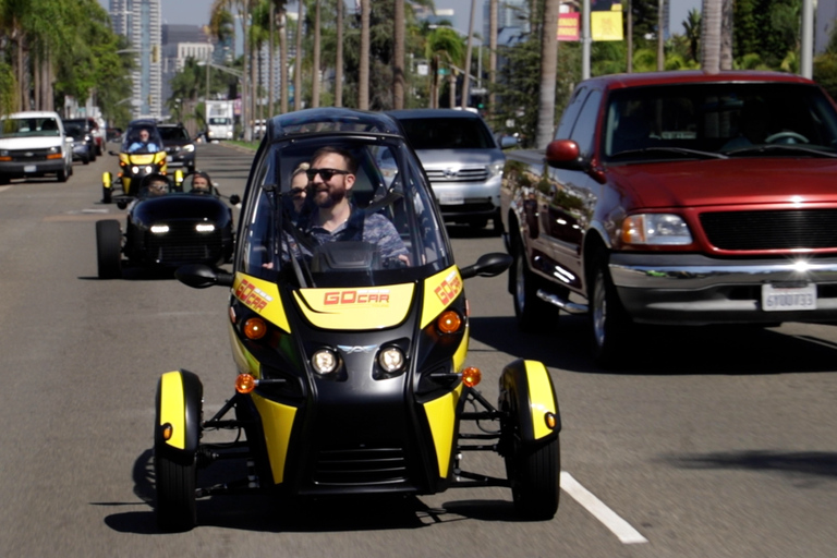 San Diego: visite de location de voiture électrique du centre-ville