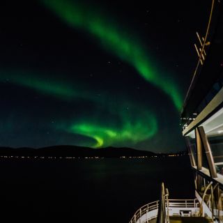 Svolvær: Northern Lights Lofoten Cruise & Local Tasting Menu