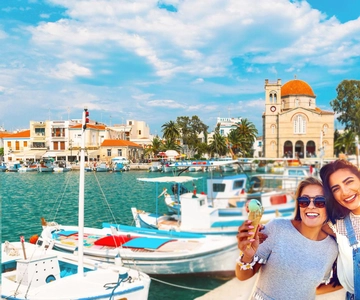 Athens: Guided Day Trip to Aegina Island with Swimming
