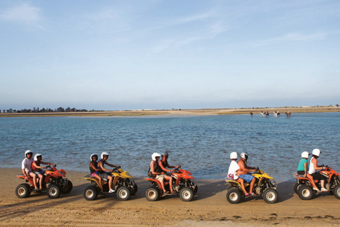 Djerba: balade guidée en quad de 3 heures avec coucher de soleil sur le lagon bleu