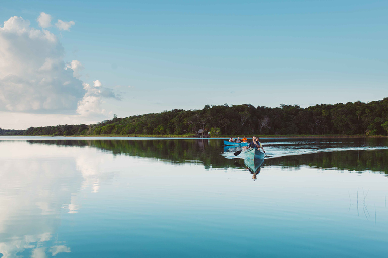 From Riviera Maya: Coba, Punta Laguna and Cenote Day Trip From Tulum: Coba, Punta Laguna and Cenote Day Trip