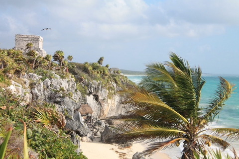 Tulum: visite combinée des ruines de Tulum et du parc d'aventure de la jungle