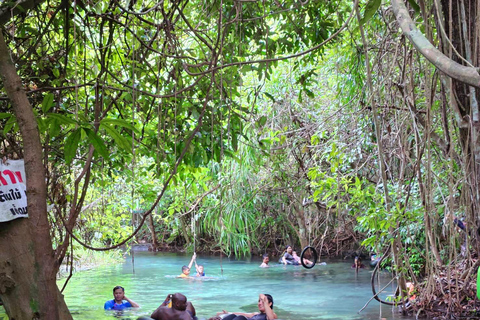 Krabi: Utforska Tham Khlang-grottan och Blue Lagoon Adventure