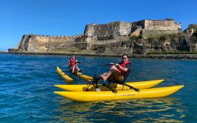 San Juan: Guided Water Bike Experience on Old San Juan Bay