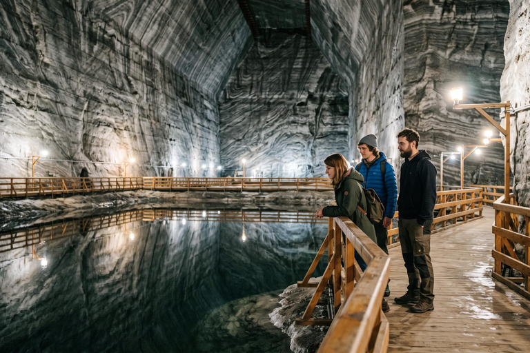 Bucharest: Underground Salt Mine & Dracula Tomb Tour COACH TOUR Audio guide in 24 languages