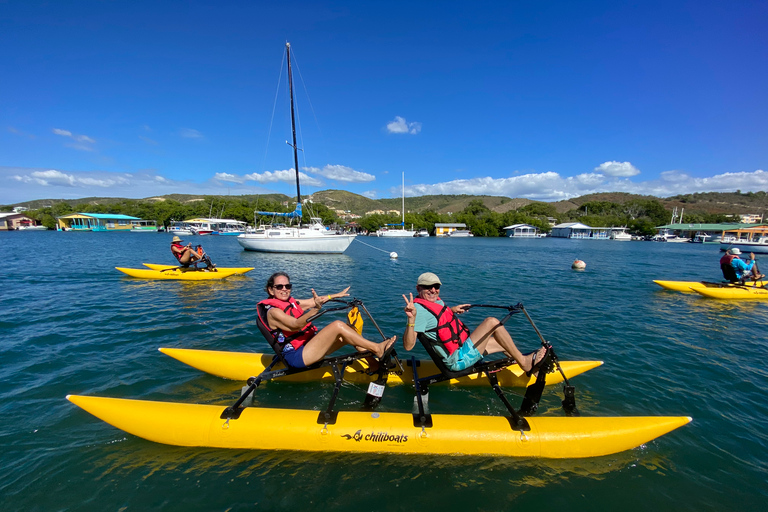 La Parguera: excursion en vélo aquatique ChiliboatLa Parguera: expérience guidée de vélo aquatique sur La Parguera