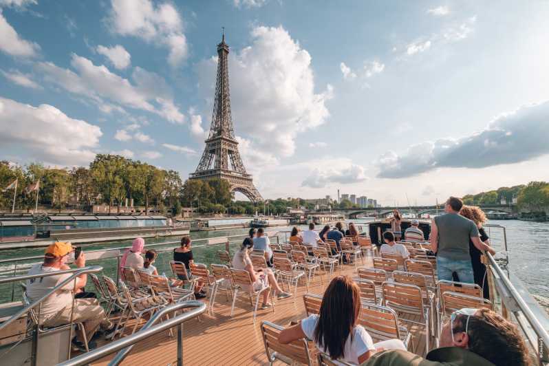 Depuis Disneyland Paris : Excursion d'une journée à Paris et croisière touristique