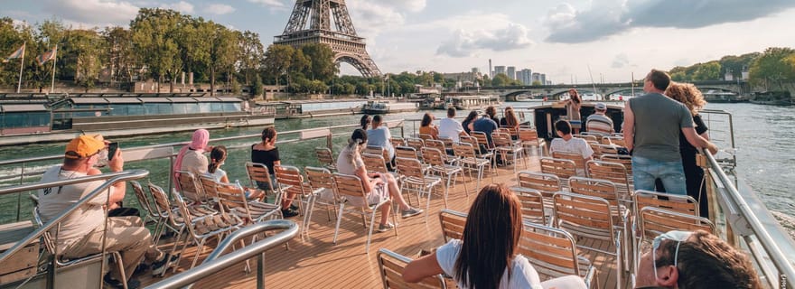 Depuis Disneyland Paris : Excursion et croisière touristique à Paris