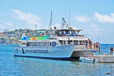 Majorque : côte et îles Malgrat en catamaran