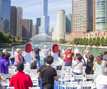 Chicago: Cruzeiro de 45 minutos pelo rio com arquitetura amigável para a família