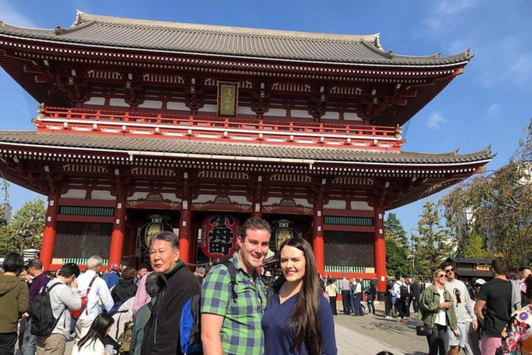 Tokyo: Guided Walking Tour with Wagashi Making Class