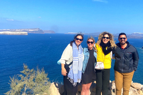 Santorini: eilandtour met wijnproeverij