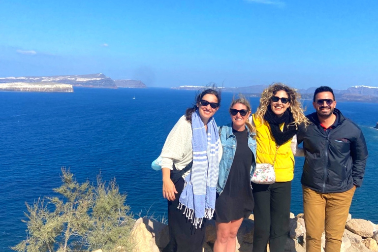 Santorini: eilandtour met wijnproeverij