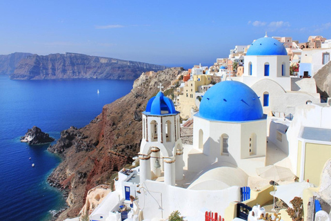 Excursão guiada pelo melhor de Santorini de 6 horasSantorini: Excursão ao melhor de Santorini com degustação de vinhos 6H