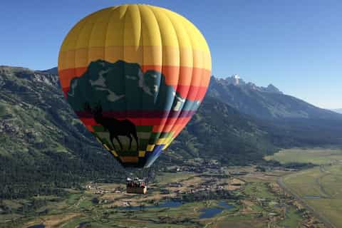 From Jackson: Jackson Hole Sunrise Hot Air Balloon Flight