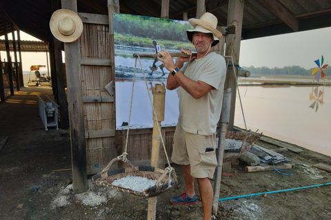 From Bangkok: Floating Market and Coconut & Salt Farm TourShared Tour