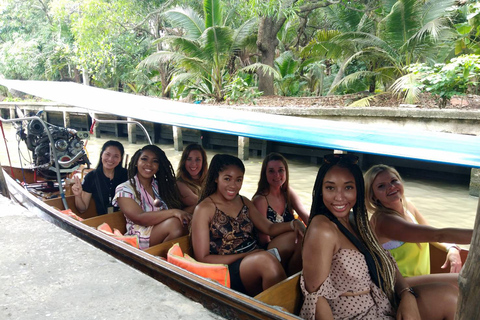 From Bangkok: Floating Market and Coconut & Salt Farm Tour Private Tour