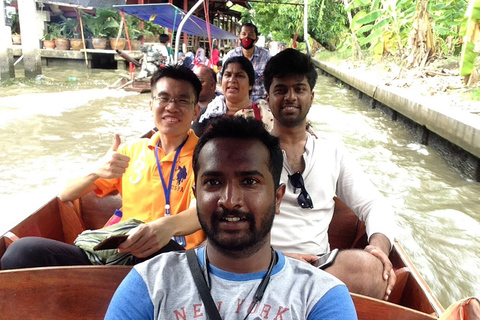 From Bangkok: Floating Market and Coconut & Salt Farm Tour Shared Tour