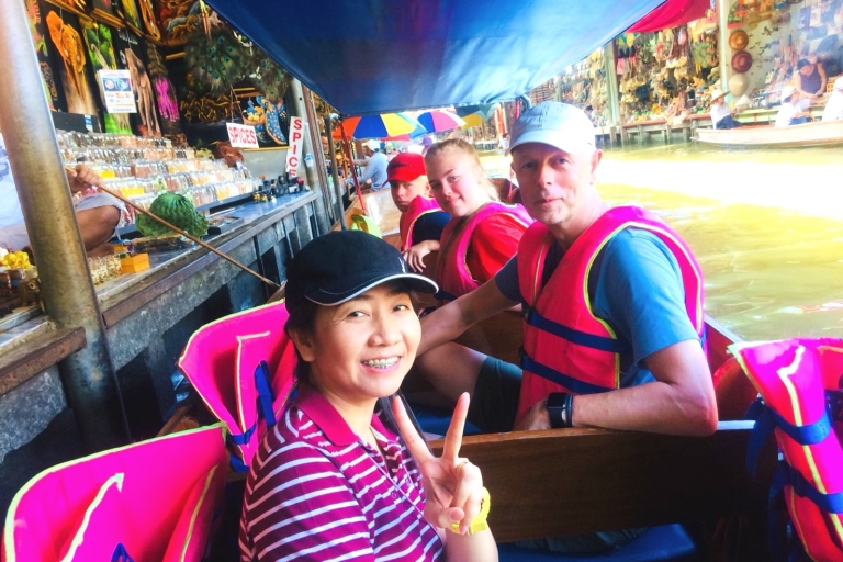From Bangkok: Floating Market and Coconut & Salt Farm Tour Private Tour