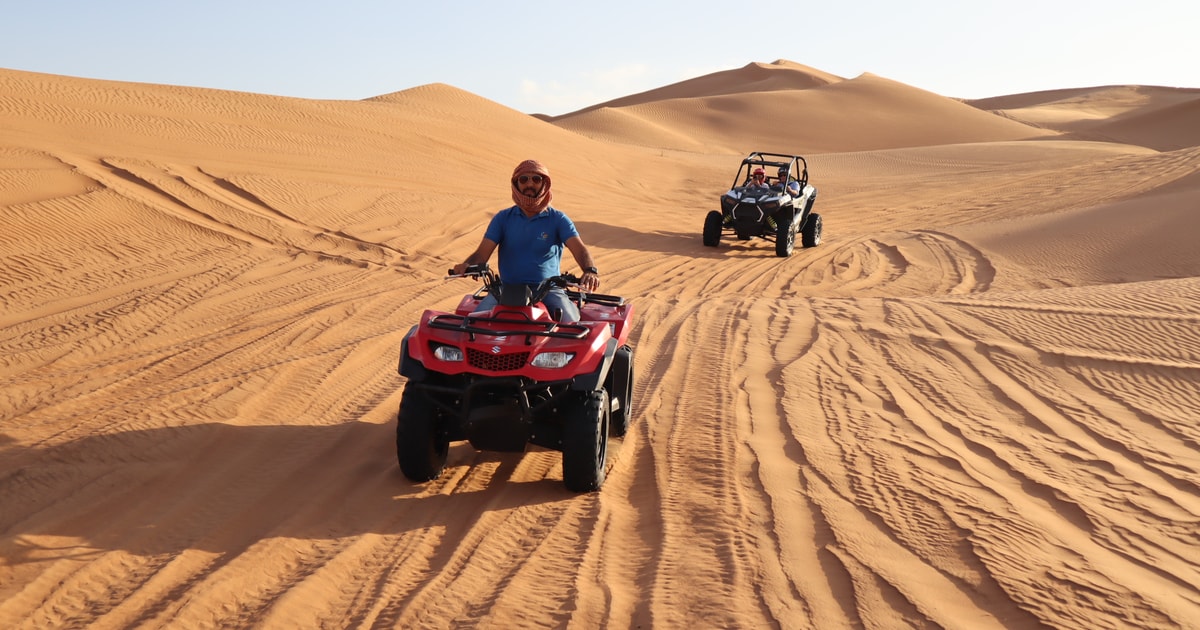 Da Dubai Safari Mattutino Nel Deserto In Quad Getyourguide