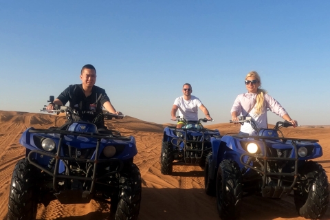 Vanuit Dubai: woestijnsafari en quadrit in de ochtendGedeelde transfer en alleen quadrit van 1 uur (geen kamp)