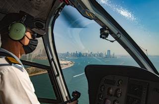 Dubai: Geteilter Panorama-Helikopterflug vom Atlantis Hotel