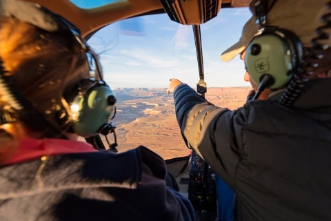 Moab : visite en hélicoptère du parc national de Canyonlands