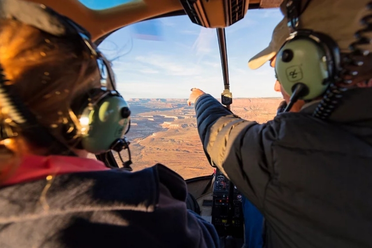 Moab: helikoptervlucht door Canyonlands National Park