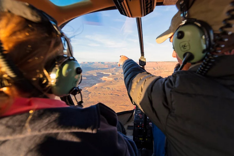 Moab: helikoptervlucht door Canyonlands National Park