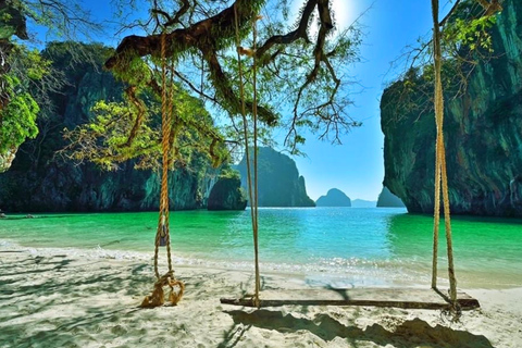 Krabi: Tour al tramonto di Hong Island e cena barbecue